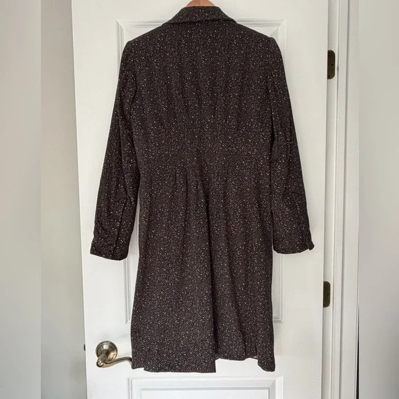 Etcetera Speckled Women’s Vintage Warm Comfortable Statement Long PeaCoat Size 6 - Picture 8 of 9